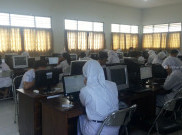 UNBK Hari Pertama SMP di Yogyakarta Molor Satu Jam