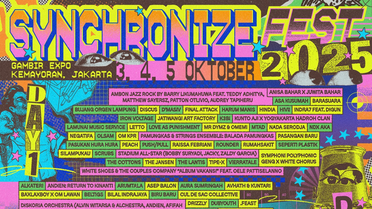 Synchronize Fest 2025 Usung Tema #SalingSilang, Hadirkan Ratusan Musisi Lintas Generasi