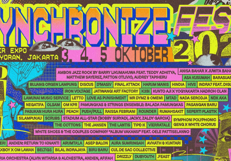 Synchronize Fest 2025 Usung Tema #SalingSilang, Hadirkan Ratusan Musisi Lintas Generasi