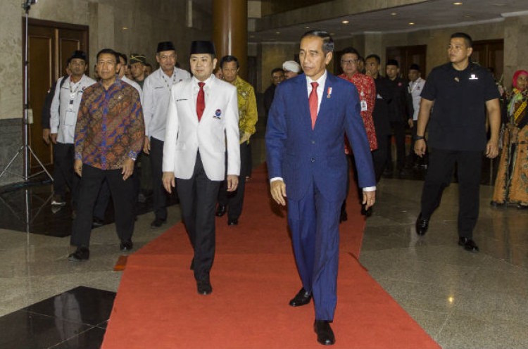 Reaksi Jokowi Usai Resmi Diusung Perindo di Pilpres 2019