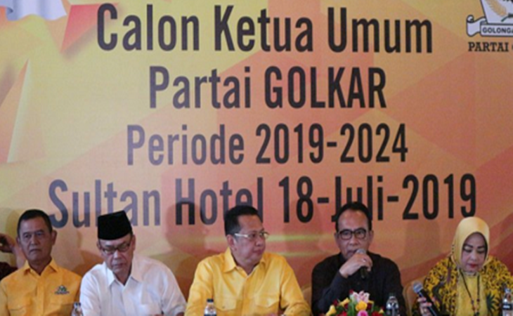 Bambang Soesatyo atau Bamsoet calon ketua umum Partai Golkar