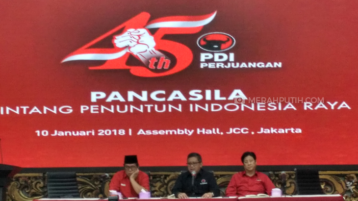 HUT PDIP Ke-45 Dihadiri Presiden Joko Widodo
