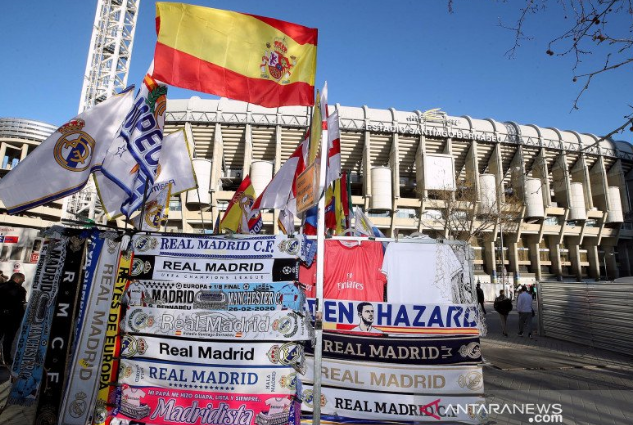 Real Madrid Jadikan Santiago Bernabeu 'Gudang' Alat Kesehatan Perangi COVID-19