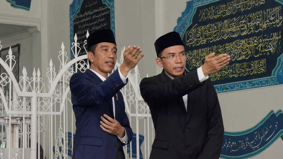 Presiden Jokowi dan TGB Zainul Majdi
