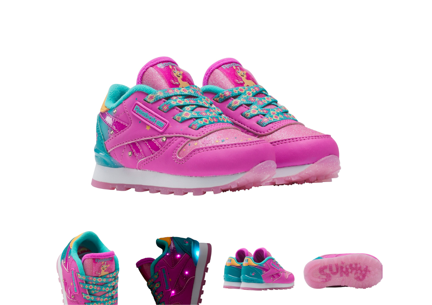 Rebook x My Little Pony hadir dengan model Classic Leather Step N Flash