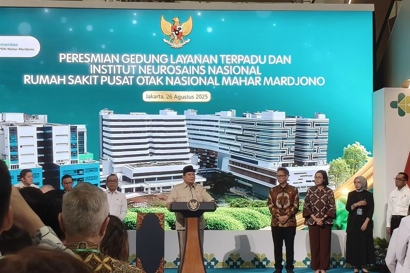 Prabowo Resmikan Layanan Terpadu dan Institut Neurosains Nasional di Rumah Sakit Pusat Otak Nasional