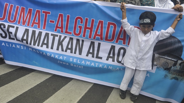 Umat Islam Gelar Dukungan untuk Al Aqsa