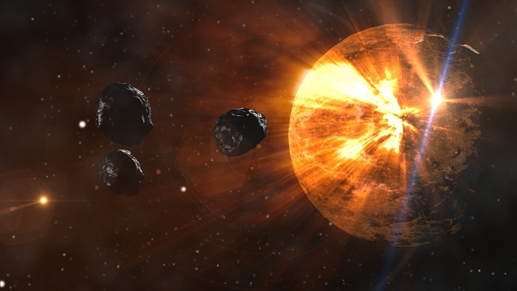(Trivia 2) Hujan asam sulfur yang dihasilkan planet Venus. (Foto: Pixabay/TBIT)