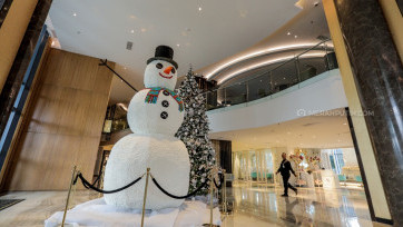 Sambut Natal, Boneka Salju Icing Sugar Menghiasi Hotel JHL Solitaire