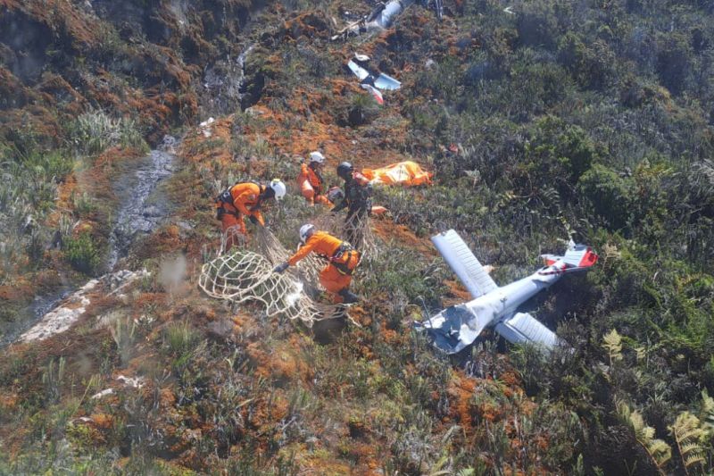 Semua Tewas, Ini Nama 4 Korban Helikopter Intan Angkasa Jatuh di Mimika Papua