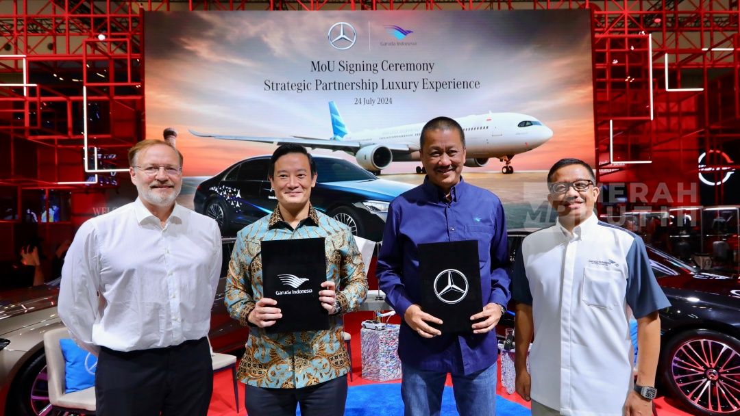 Mercedes-Benz dan Garuda Indonesia Luncurkan 'LUXURY EXPERIENCE'