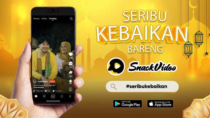 SnackVideo Rilis Kampanye #SeribuKebaikan - MerahPutih