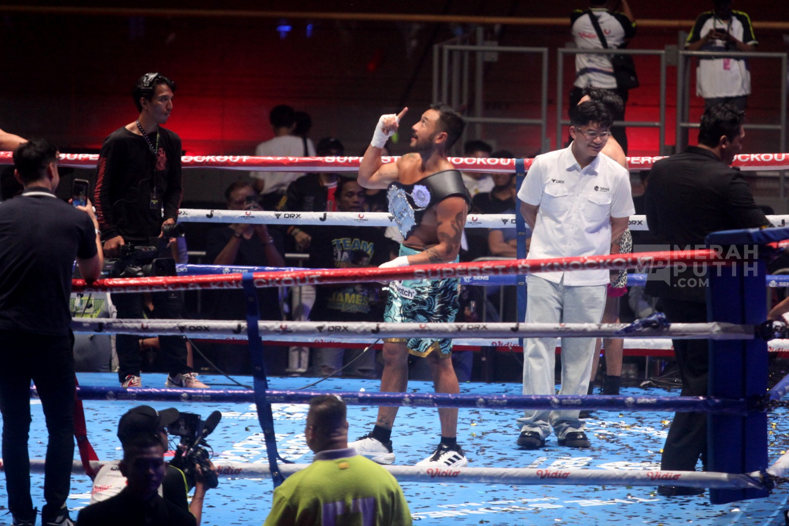 Influencer Bobby Saputra Tumbangkan Onadio Leonardo di Superstar Knockout