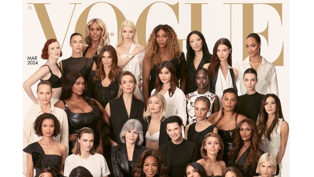 Vogue Inggris Kumpulkan 40 Model dan Selebritas Perempuan untuk Cover Edisi Spesial