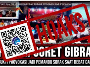 [HOAKS atau FAKTA]: KPU Coret Gibran dari Posisi Cawapres