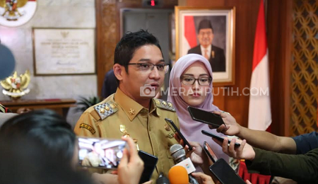 Wakil Wali Kota Palu Sigit Purnomo Syamsuddin Said menyambangi kantor Kemendagri (MP/Ponco)