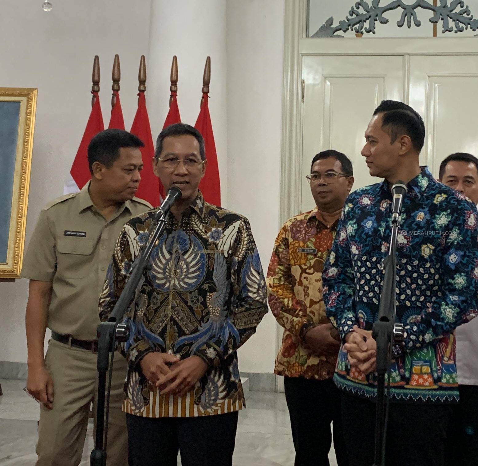 Pj Heru Curhat ke AHY Soal Beratnya Jadi Pemimpin Jakarta