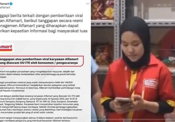 Kasus Pencuri Cokelat Intimidasi Staf Alfamart Berakhir Damai di Kantor Polisi