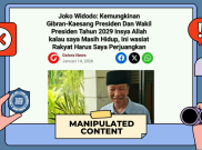 [HOAKS atau FAKTA]: Jokowi Berwasiat Agar Gibran dan Kaesang Jadi Pasangan Capres-Cawapres di Pemilu 2029