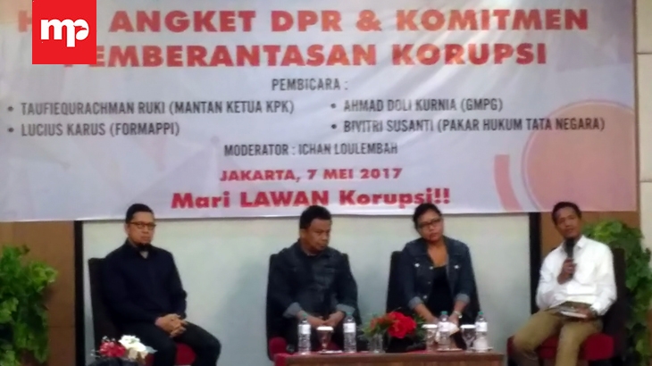 Formappi: Hak Angket seperti Palu Godam untuk Hentikan Kasus E-KTP