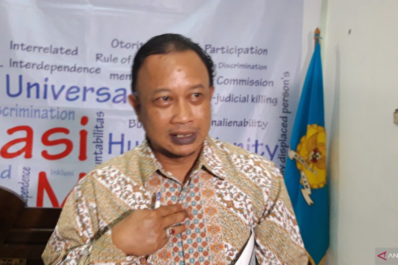 Anggota Komnas HAM Bidang Pemantauan dan Penyelidikan ???????Mohammad Choirul Anam di Jakarta, Rabu (9-6-2021). ANTARA/Muhammad Zulfikar