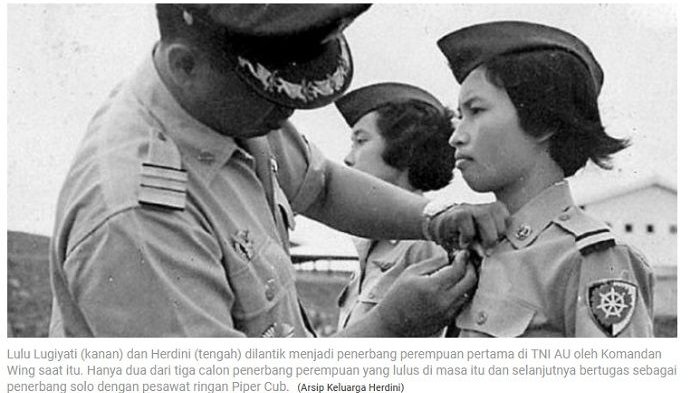 Kisah Heroik Pilot Perempuan Pertama Indonesia di Atas Langit Sabah