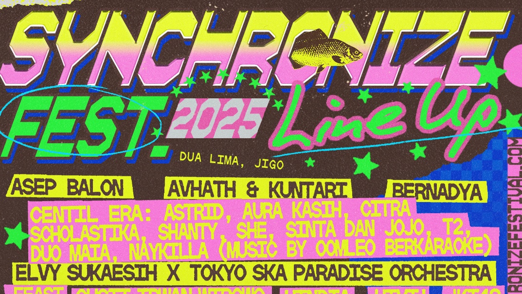 Synchronize Fest 2025 Umumkan Line-Up Pertama, Ada Kunto Aji hingga Asep Balon