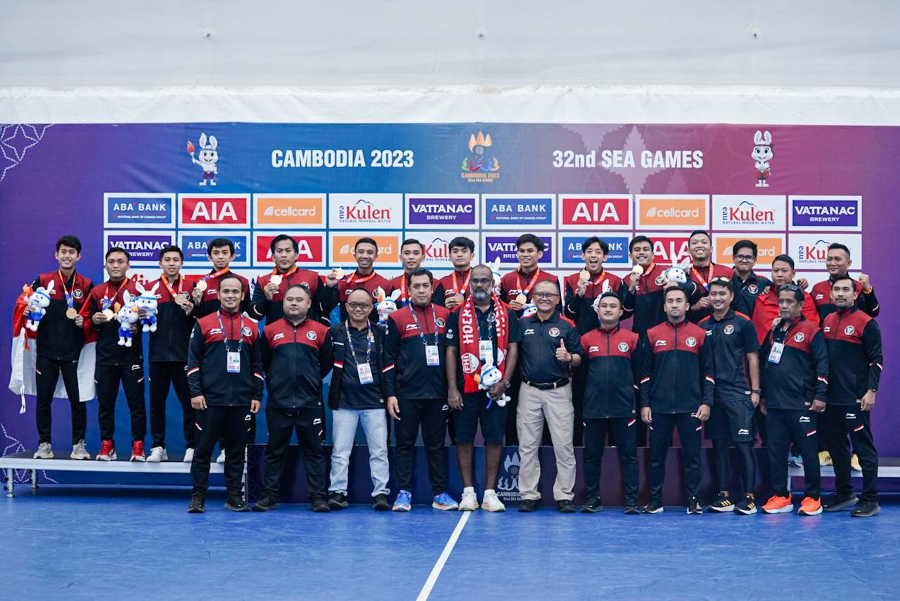 CdM Lexy Bangga Timnas Hoki Indoor Indonesia Cetak Sejarah di SEA Games 2023