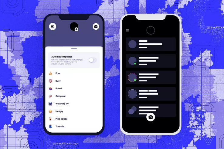 Ilustrasi opsi 'Automatic Updates' dan menu Threads nantinya (Foto: The Verge/Alex Castro)