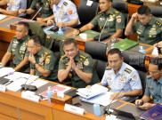 Raker Panglima TNI dengan Komisi I DPR Bahas Perubahan UU No 34 Tahun 2004 Tentang TNI