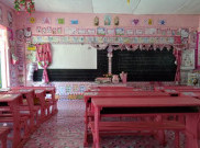 Antimainstream, Ruang Kelas Sekolah Dasar ini Bertemakan Full Hello Kity