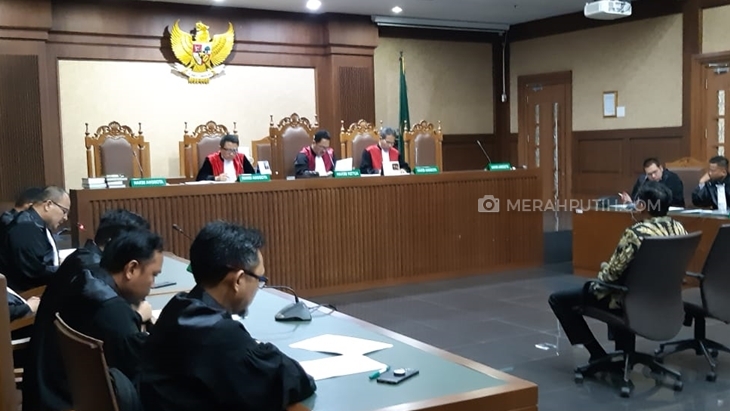 Sidang Tipikor dengan terdakwa Bowo Sidik