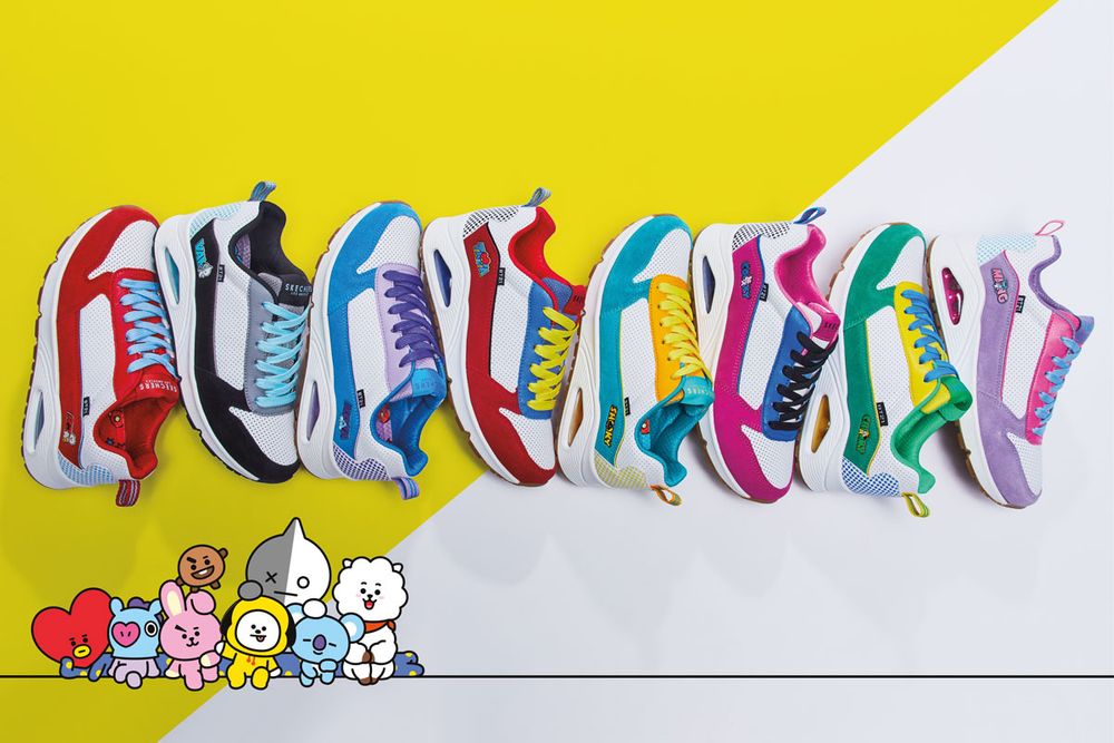 A.R.M.Y, Cek Koleksi Sneakers Terbaru Skecher x BT21