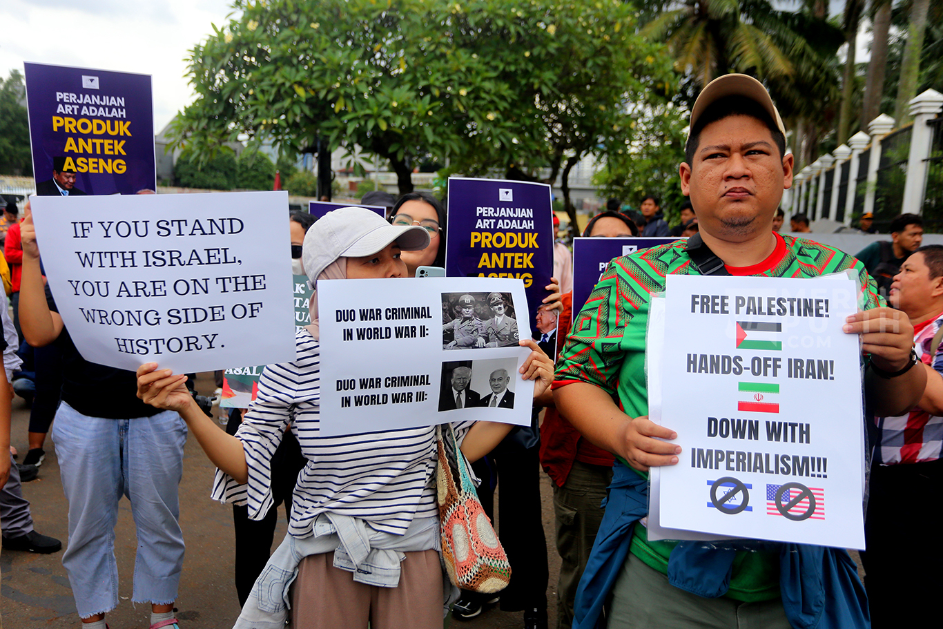Aksi Unjuk Rasa di DPR: Kecam Serangan AS–Israel ke Iran dan Tolak BOP