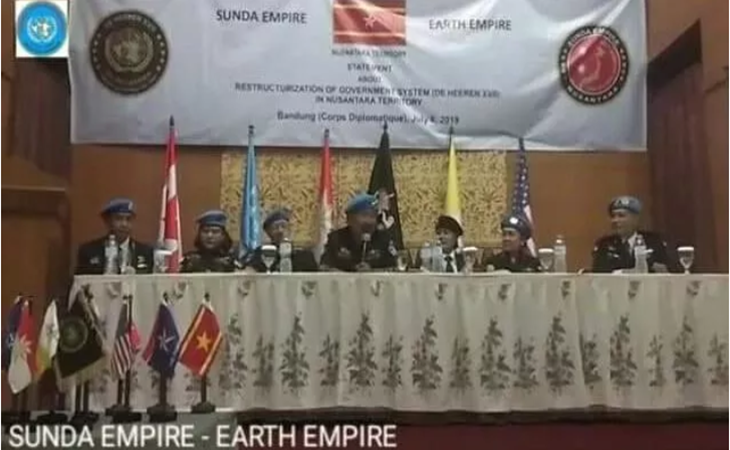 Warga Jawa Barat dihebohkan dengan kemunculan kekaisaran Sunda Empire (Foto: Facebook/Sunda Empire)