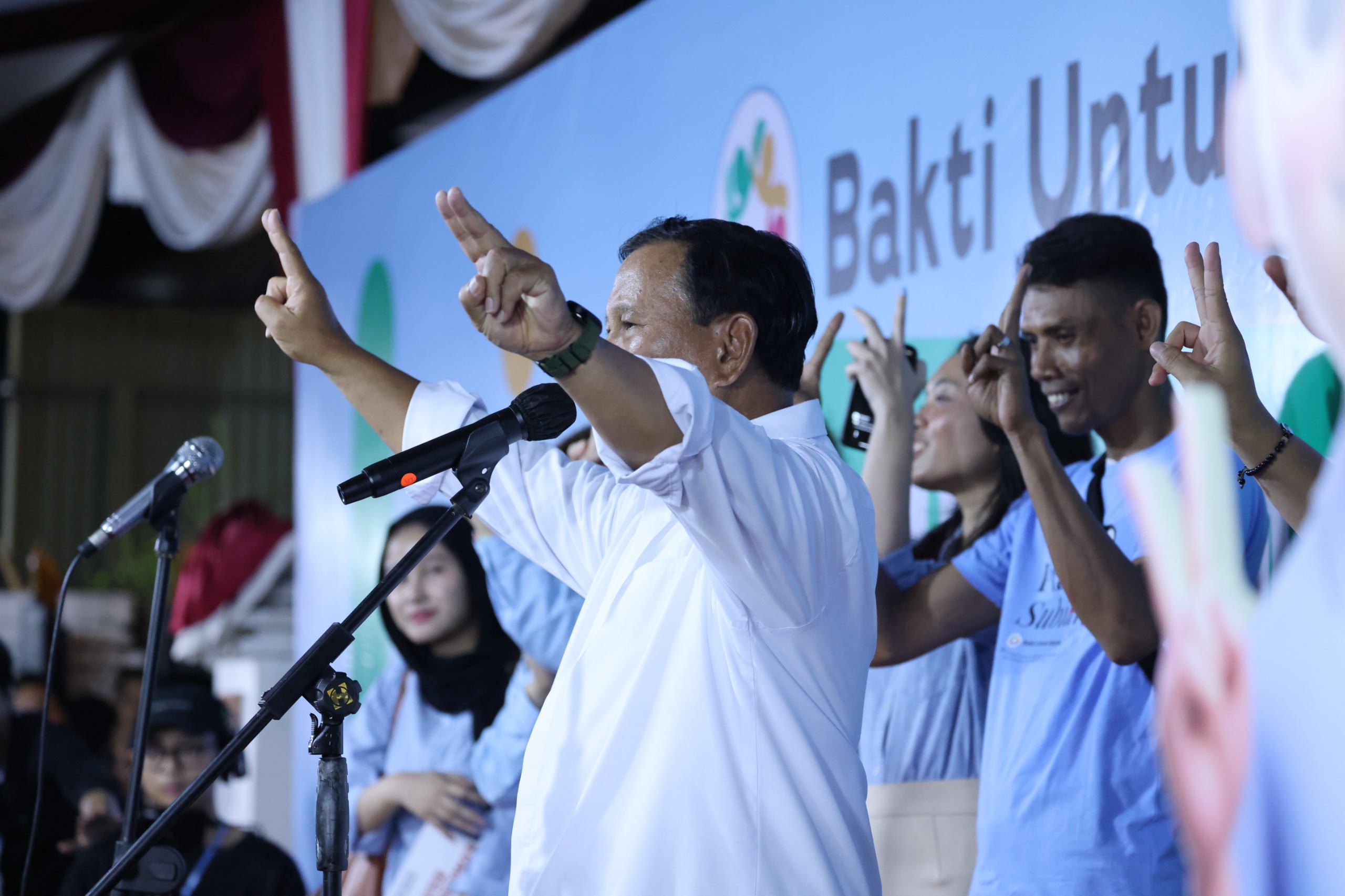 Prabowo Minta Pendukung Pantau Upaya Merusak Surat Suara