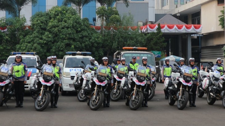 Direktorat Lalu Lintas (Ditlantas) Polda Metro Jaya. (Antaranews)