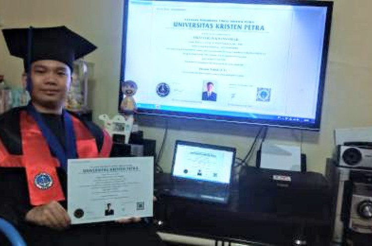 Pertama di Jatim, Universitas Kristen Petra Surabaya Cetak Ijazah Digital