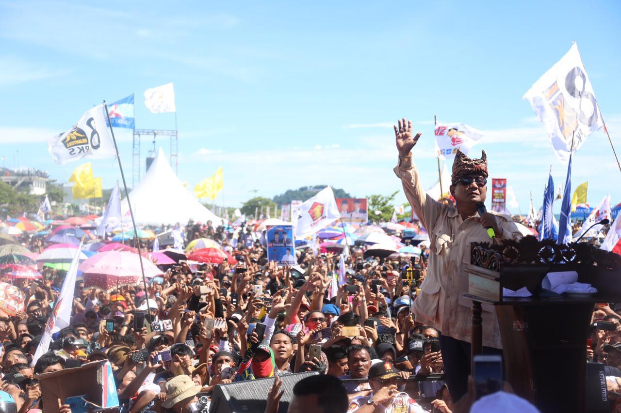 Serukan Jaga TPS dari Kecurangan, Prabowo: Jangan Sampai Hantu dan Orang Mati Ikut Milih