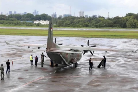 Modifikasi Cuaca Jabodetabek, BPBD DKI Tabur 2.400 Kg Garam di Langit Pandeglang
