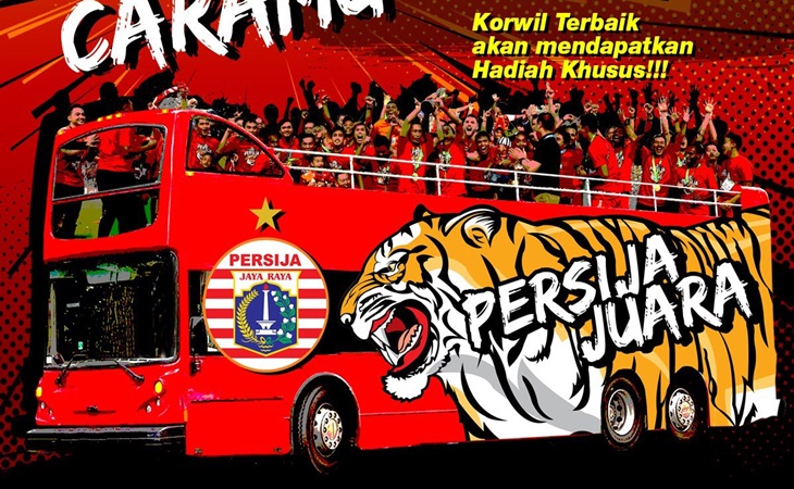 Catat, Ini Kantong Parkir dan Rekayasa Lalin Saat Konvoi Perayaan Juara Persija