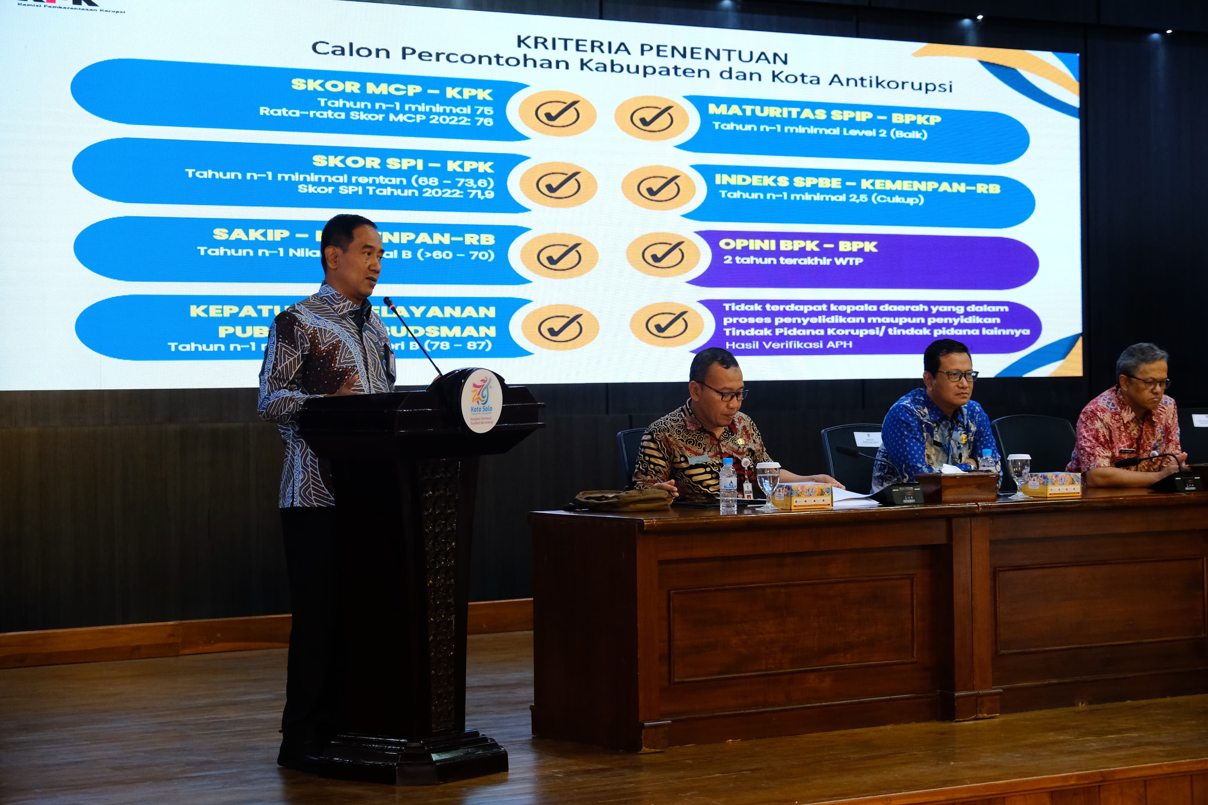 KPK Mulai Observasi Calon Percontohan Kota-Kabupaten Antikorupsi di Indonesia