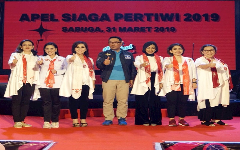 Relawan Pertiwi Gelar Apel Siaga Kawal TPS 