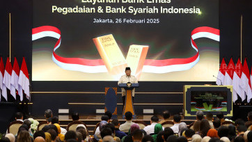 Presiden Prabowo Subianto Resmikan Layanan Bank Emas Pertama di Indonesia