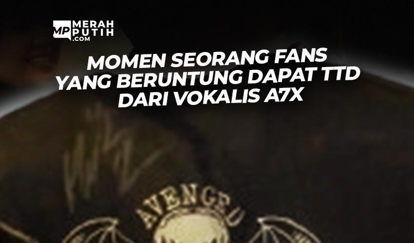 Momen Seorang Fan Beruntung dapat Tanda Tangan Vokalis Avenged Sevenfold