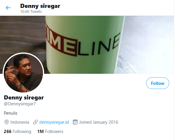 [Hoaks atau Fakta]: Denny Siregar Curhat Hidupnya Makin Berat