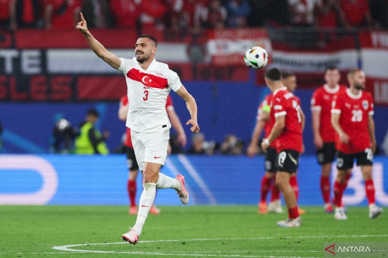 Hasil Euro 2024: Kalahkan Austria, Turki Segel Tempat Terakhir Perempat Final