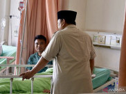 Jenguk Korban Kecelakaan KA, Presiden Prabowo Perintahkan Penanganan Terbaik