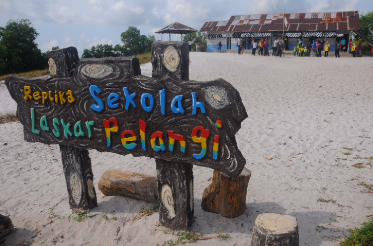 Replika SD Laskar Pelangi Jadi Tempat Wisata Favorit di Bangka Belitung