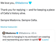 Celta Vigo 'Ngemis' Jersey Lawas ke Madonna, Sang Diva Cuma Balas Pakai Postingan Sosmed